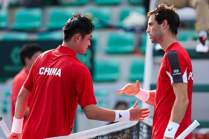 BetVictor伟德-戴维斯杯南沙开拍,中葡两队首日1∶1打平|吴易昺|布云朝克特|博杰斯|比赛|克特_新浪体育_新浪新闻